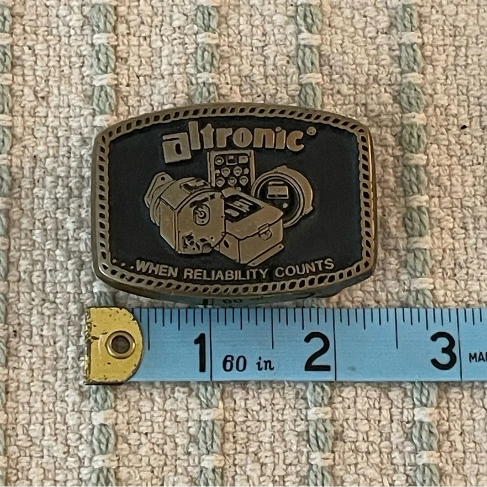 Kids Solid Brass Belt Buckle - Handmade 1992